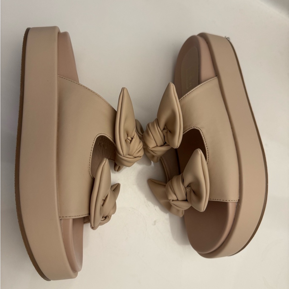 SHUSHOP Kiki Bow Flatform Slide Sandal - Picture 5 of 9